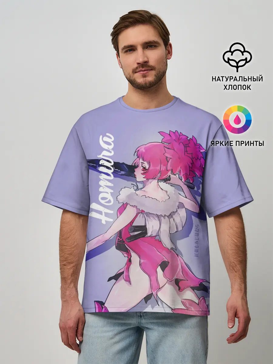 Мужская футболка оверсайз / Homura