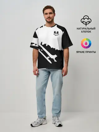 Мужская футболка оверсайз / Marshmello