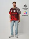 Мужская футболка оверсайз / AUDI / АУДИ