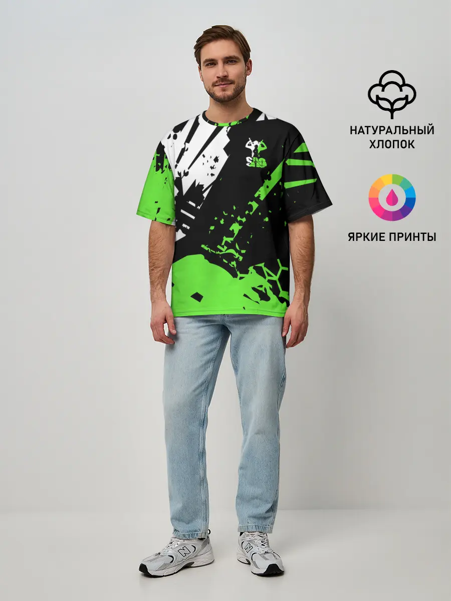 Мужская футболка оверсайз / Sword Art Online