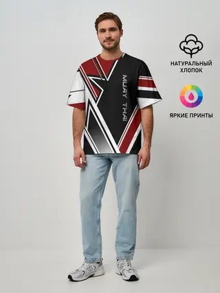 Мужская футболка оверсайз / Muay Thai