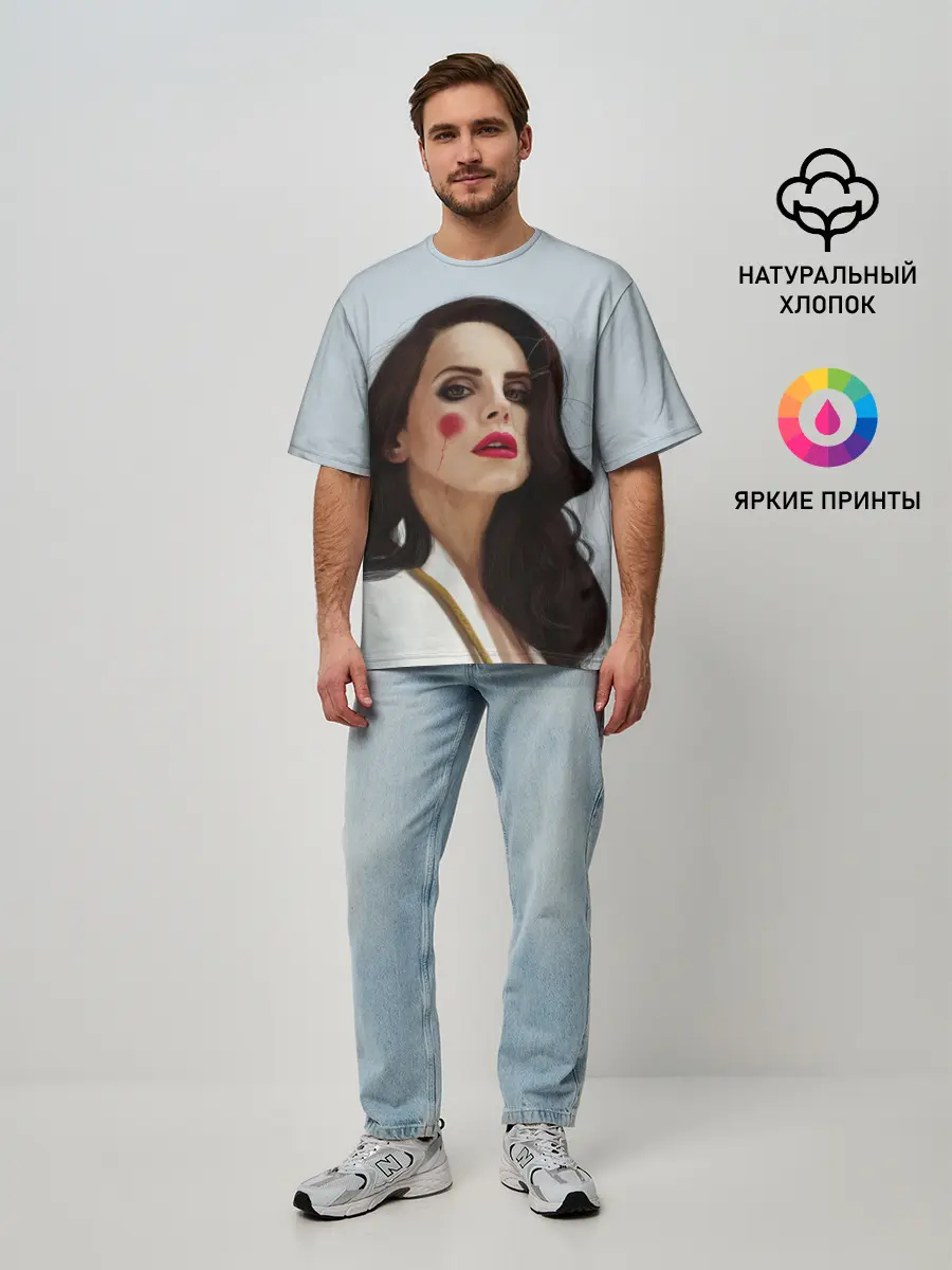 Мужская футболка оверсайз / Hot Lana