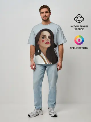 Мужская футболка оверсайз / Hot Lana