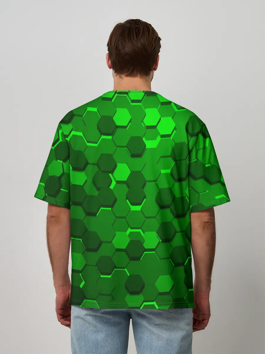 Мужская футболка оверсайз / ЧЕРЕПАШКИ - НИНДЗЯ