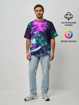 Мужская футболка оверсайз / League of Legends