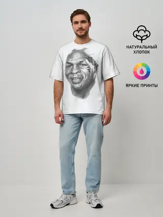 Мужская футболка оверсайз / Тайсон