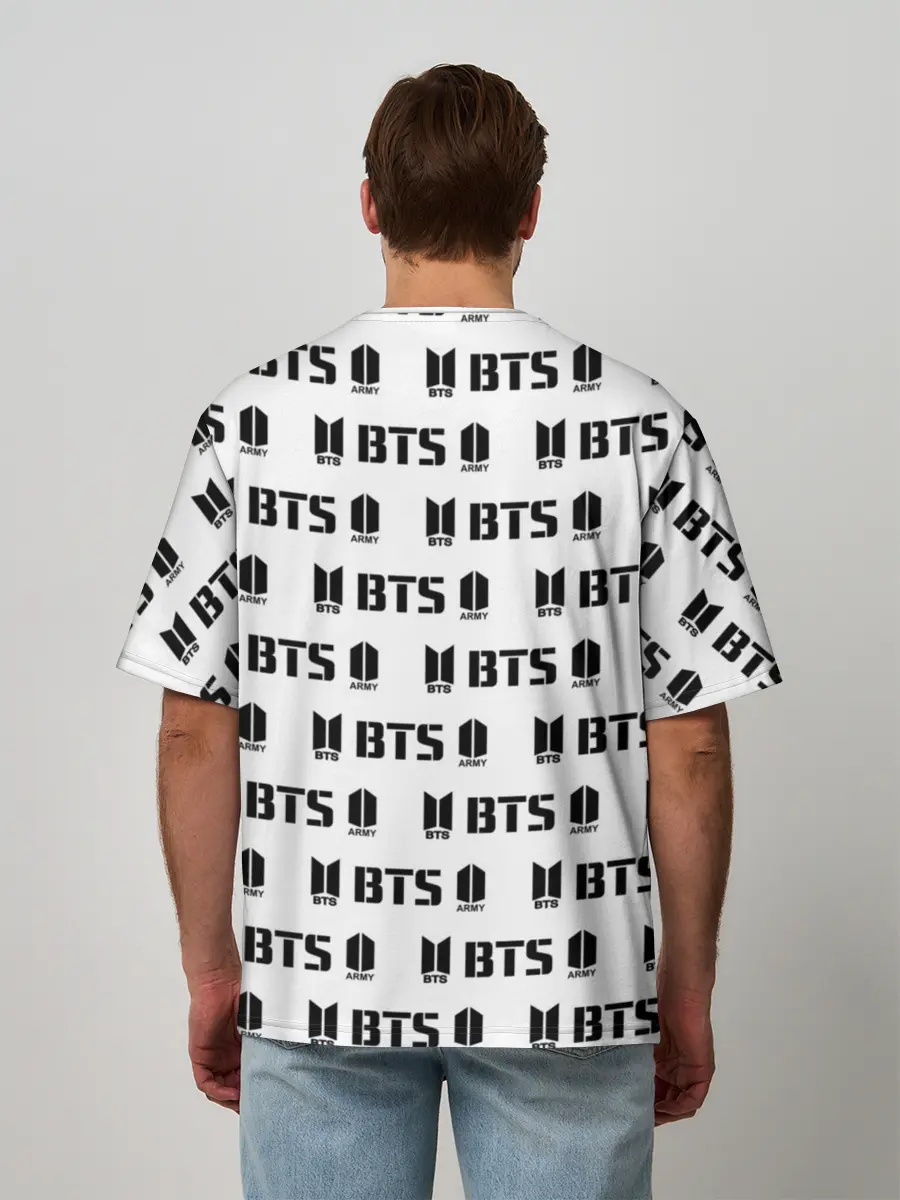 Мужская футболка оверсайз / BTS