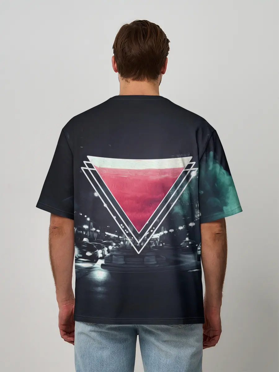 Мужская футболка оверсайз / MUSIC