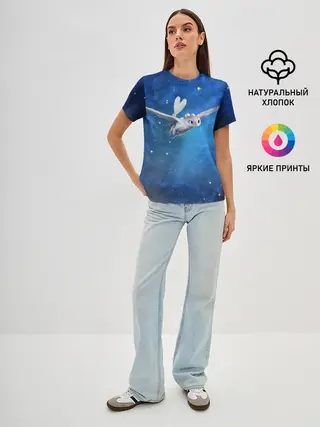 Женская базовая футболка / Light Fury