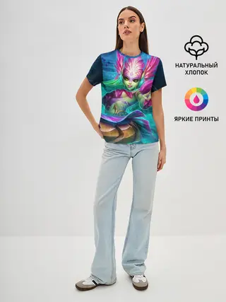 Женская базовая футболка / Nami | League of Legends