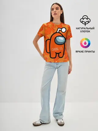 Женская базовая футболка / Among Us