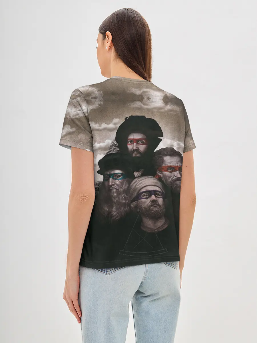 Женская базовая футболка / Художники, не черепашки ниндзя