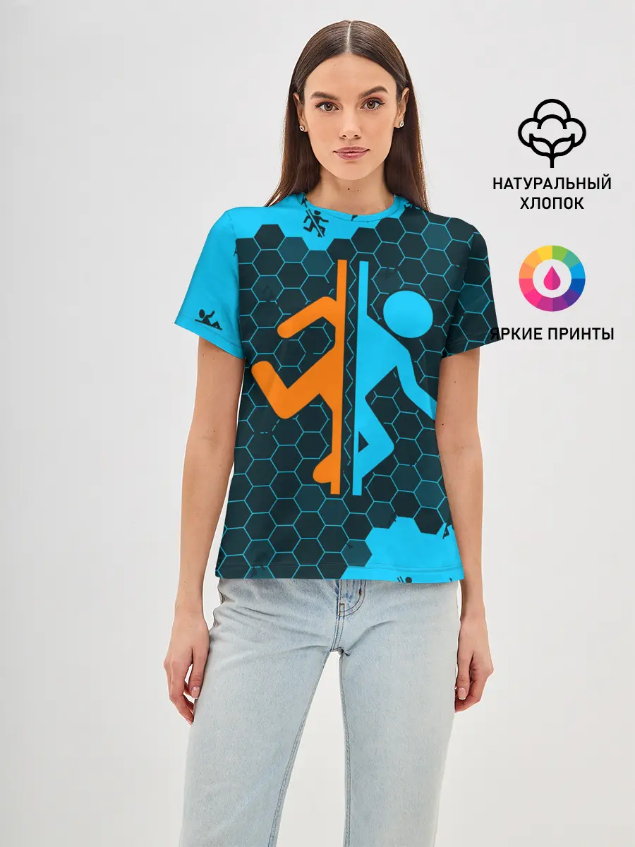 Женская базовая футболка / PORTAL / ПОРТАЛ