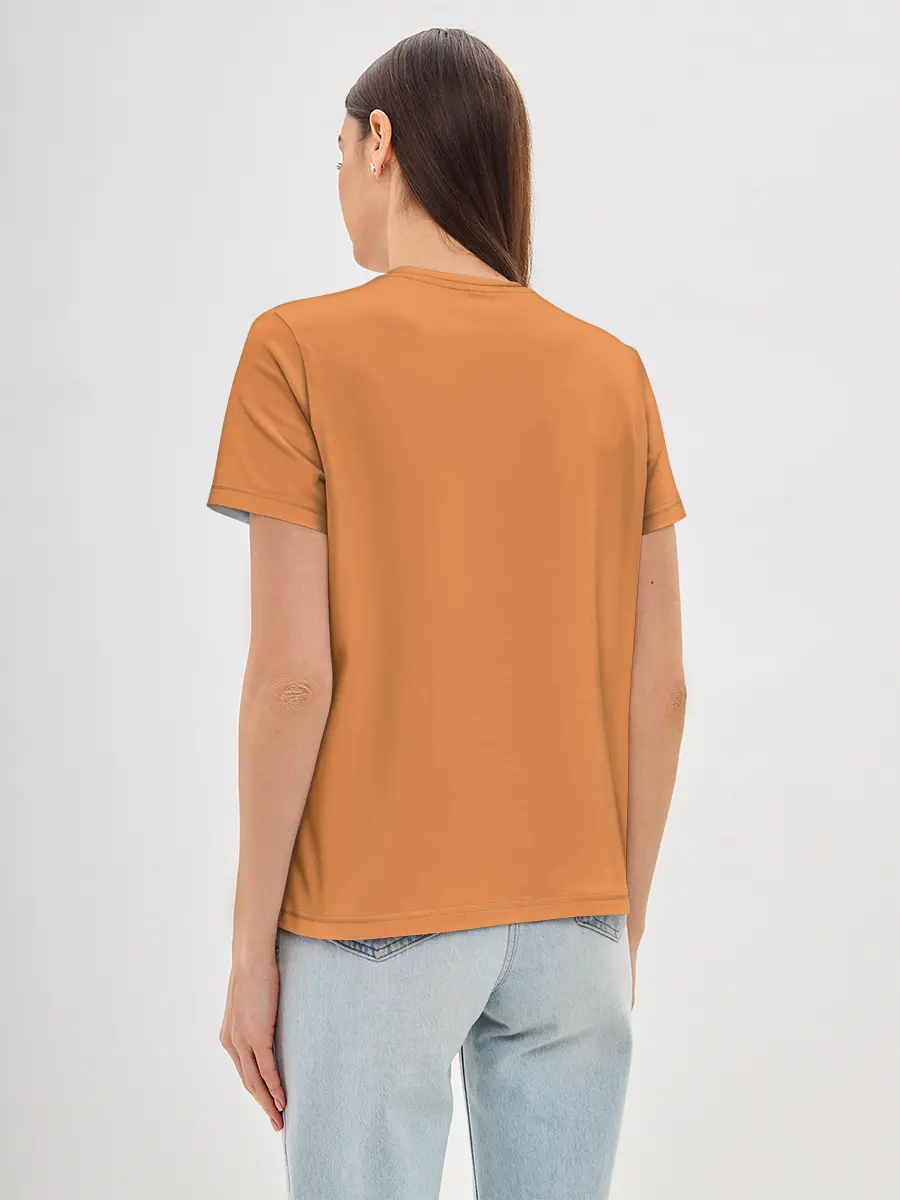 Женская базовая футболка / Лиса с языком