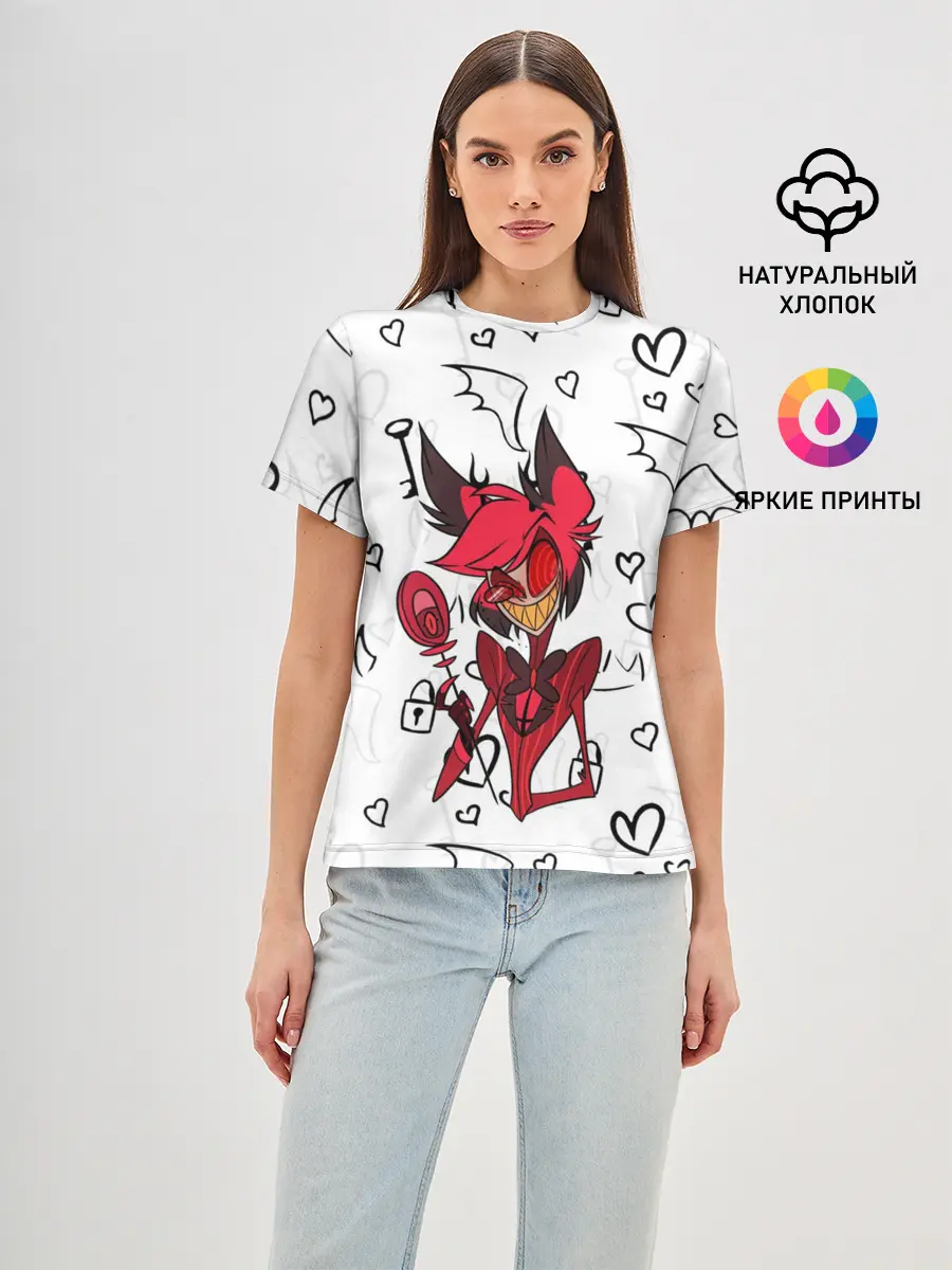 Женская базовая футболка / ОТЕЛЬ ХАЗБИН АЛАСТОР