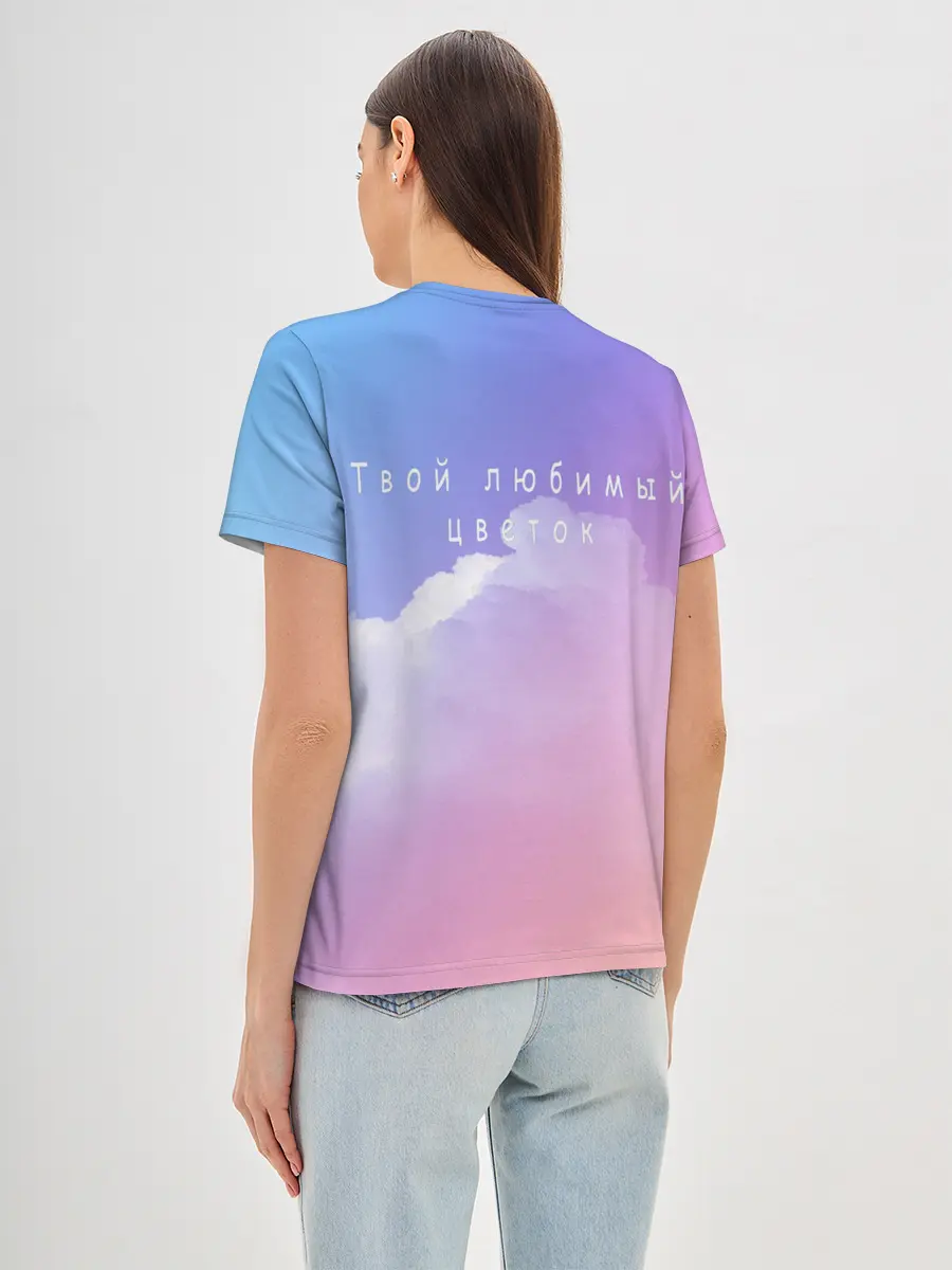 Женская базовая футболка / Незабудка | Тима Белорусских