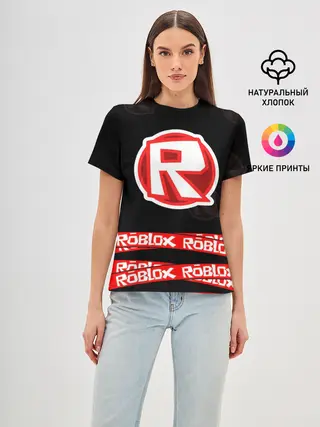Женская базовая футболка / Roblox 2
