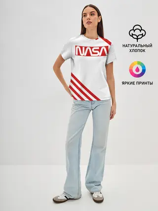 Женская базовая футболка / NASA