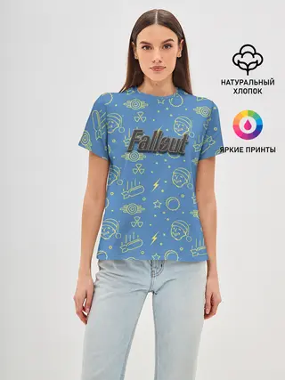 Женская базовая футболка / Фаллаут Арт