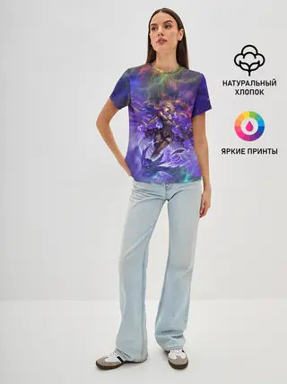 Женская базовая футболка / Ифрит | Геншин Импакт