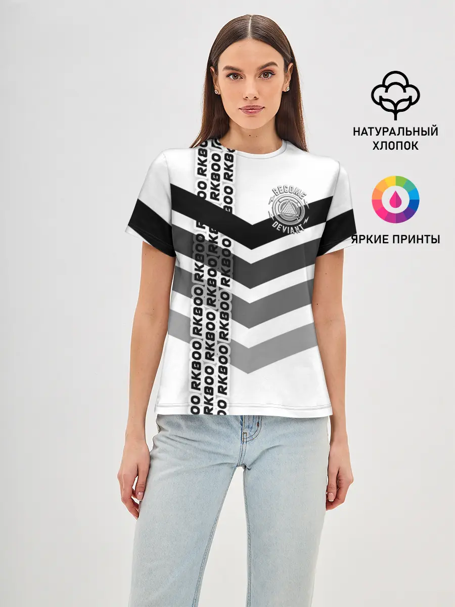 Женская базовая футболка / RK800 become deviant