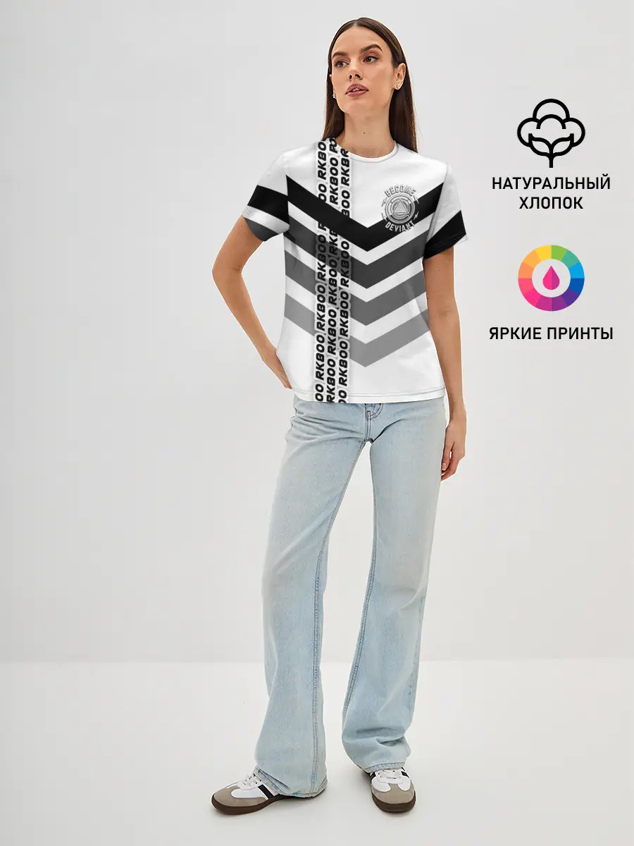 Женская базовая футболка / RK800 become deviant