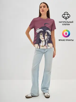 Женская базовая футболка / Albedo Overlord
