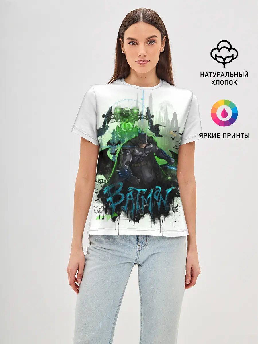 Женская базовая футболка / Batman: Arkham Knight