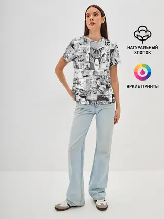 Женская базовая футболка / Goblin Slayer Manga