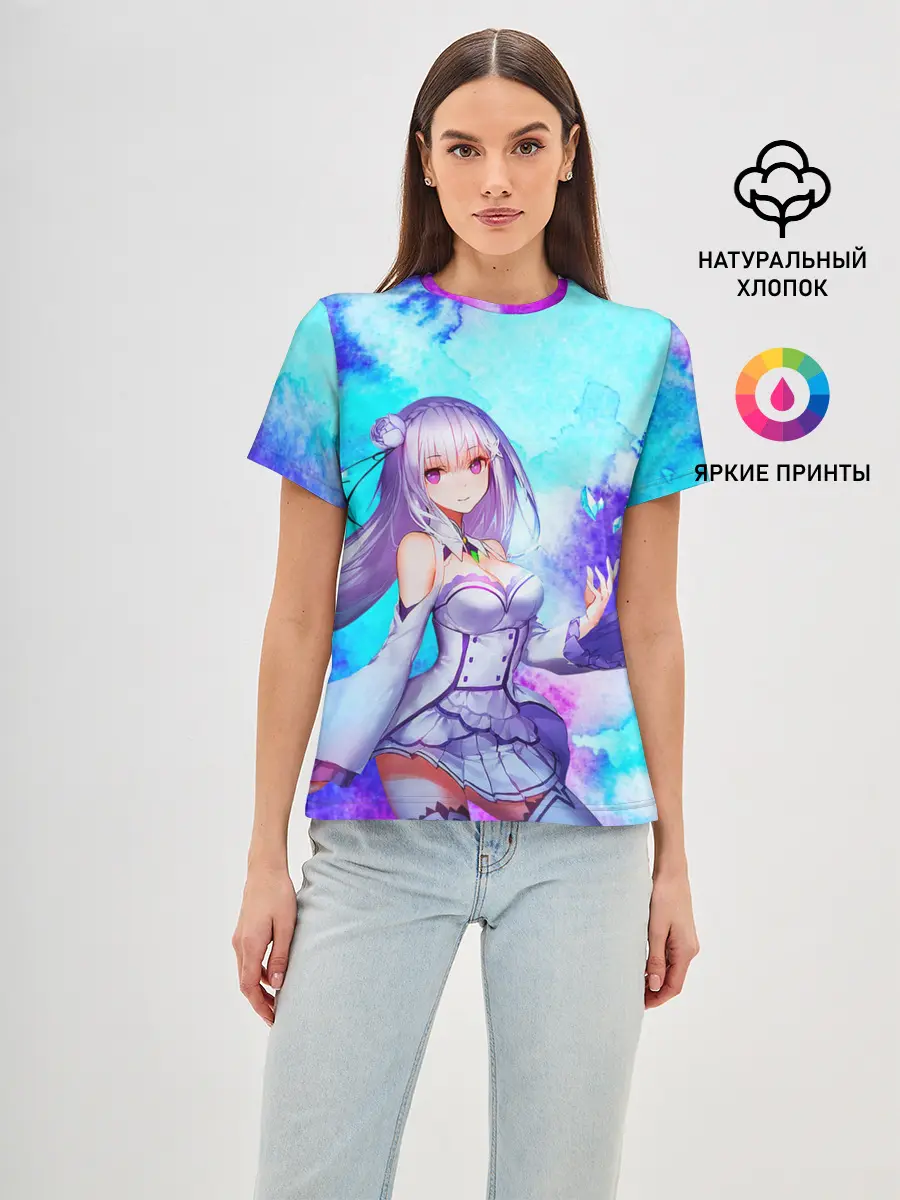 Женская базовая футболка / Re:Zero