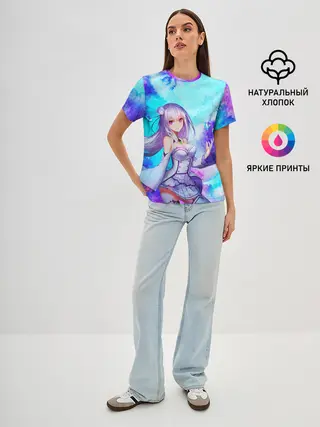 Женская базовая футболка / Re:Zero