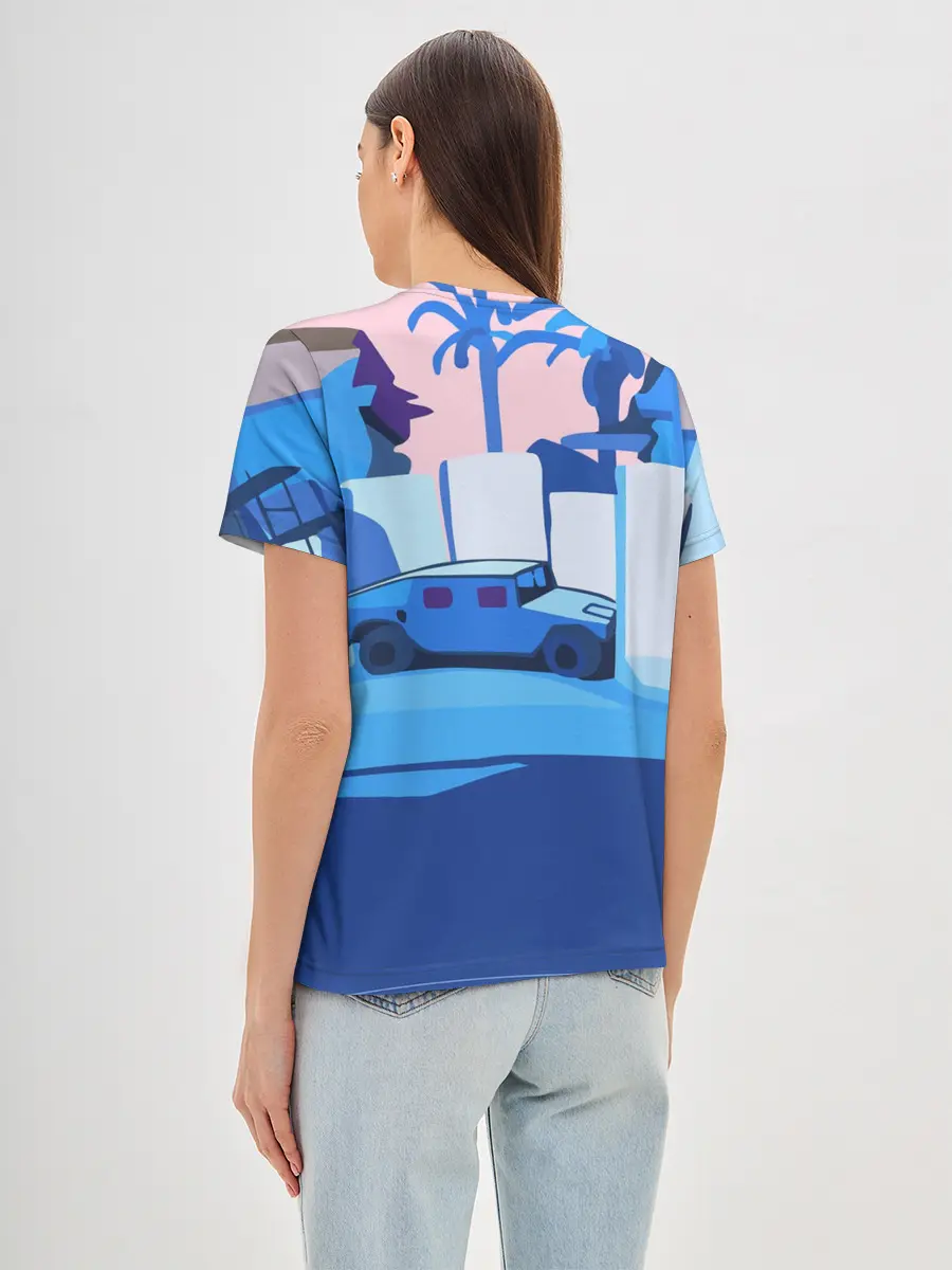 Женская базовая футболка / CS GO МУЛЬТФИЛЬМ