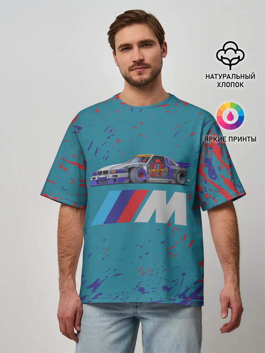 Мужская футболка оверсайз / БЭХА КОРЧ