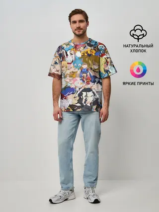 Мужская футболка оверсайз / FairyTail