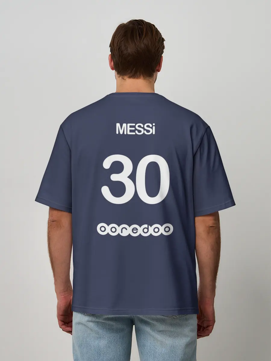 Мужская футболка оверсайз / Messi