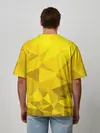 Мужская футболка оверсайз / YELLOW ABSTRACT