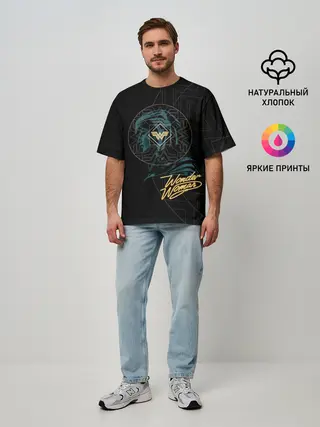 Мужская футболка оверсайз / Wonder Woman