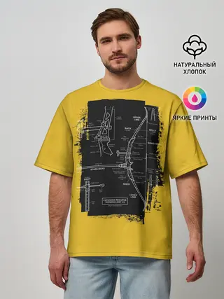 Мужская футболка оверсайз / Recurve bow