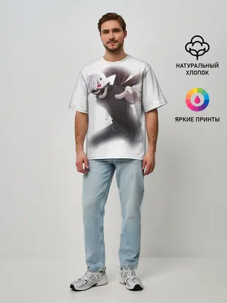 Мужская футболка оверсайз / Токийский гуль