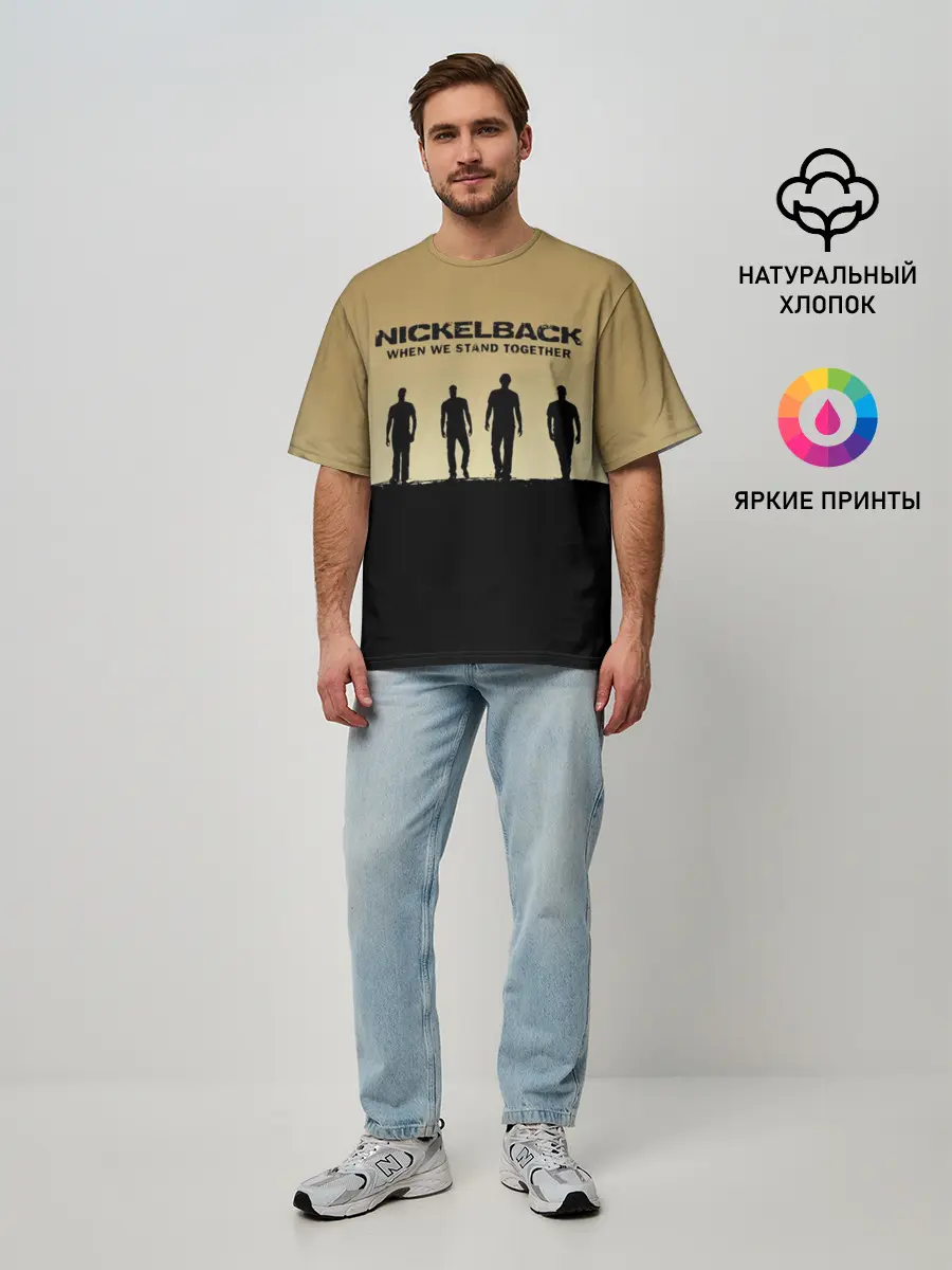 Мужская футболка оверсайз / Nickelback