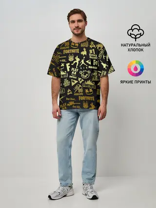 Мужская футболка оверсайз / FORTNITE | ФОРТНАЙТ