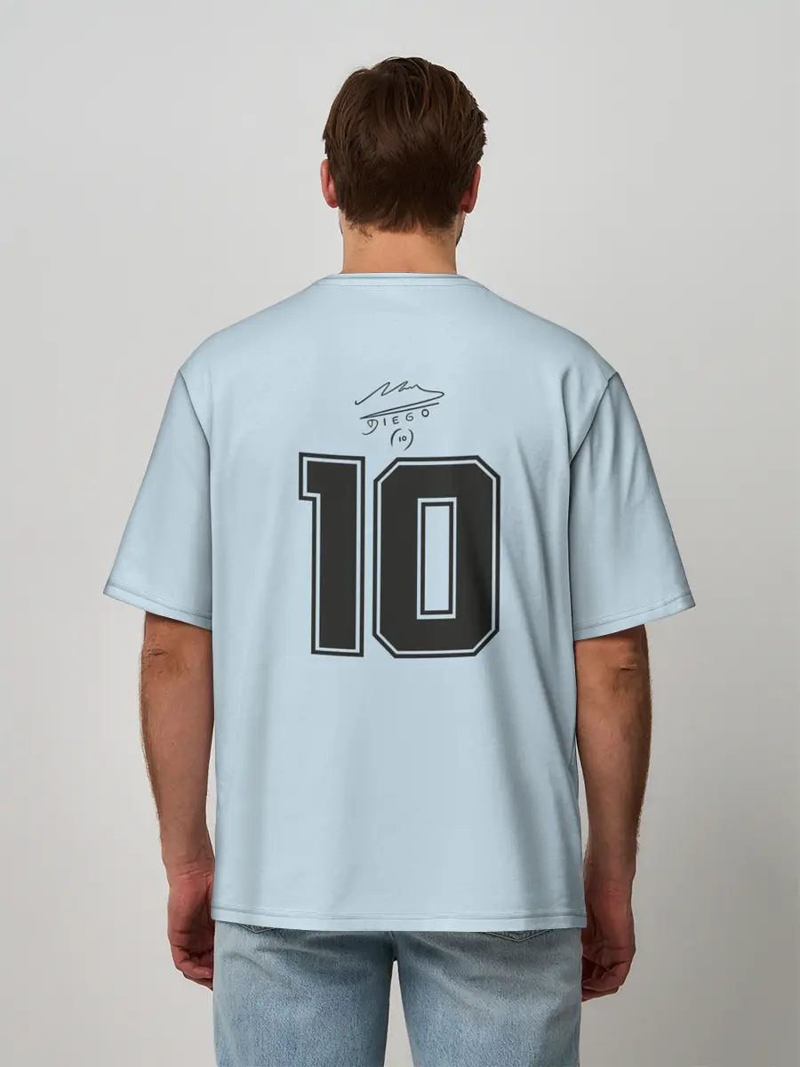 Мужская футболка оверсайз / Диего Марадона