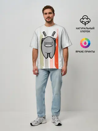 Мужская футболка оверсайз / Among Us