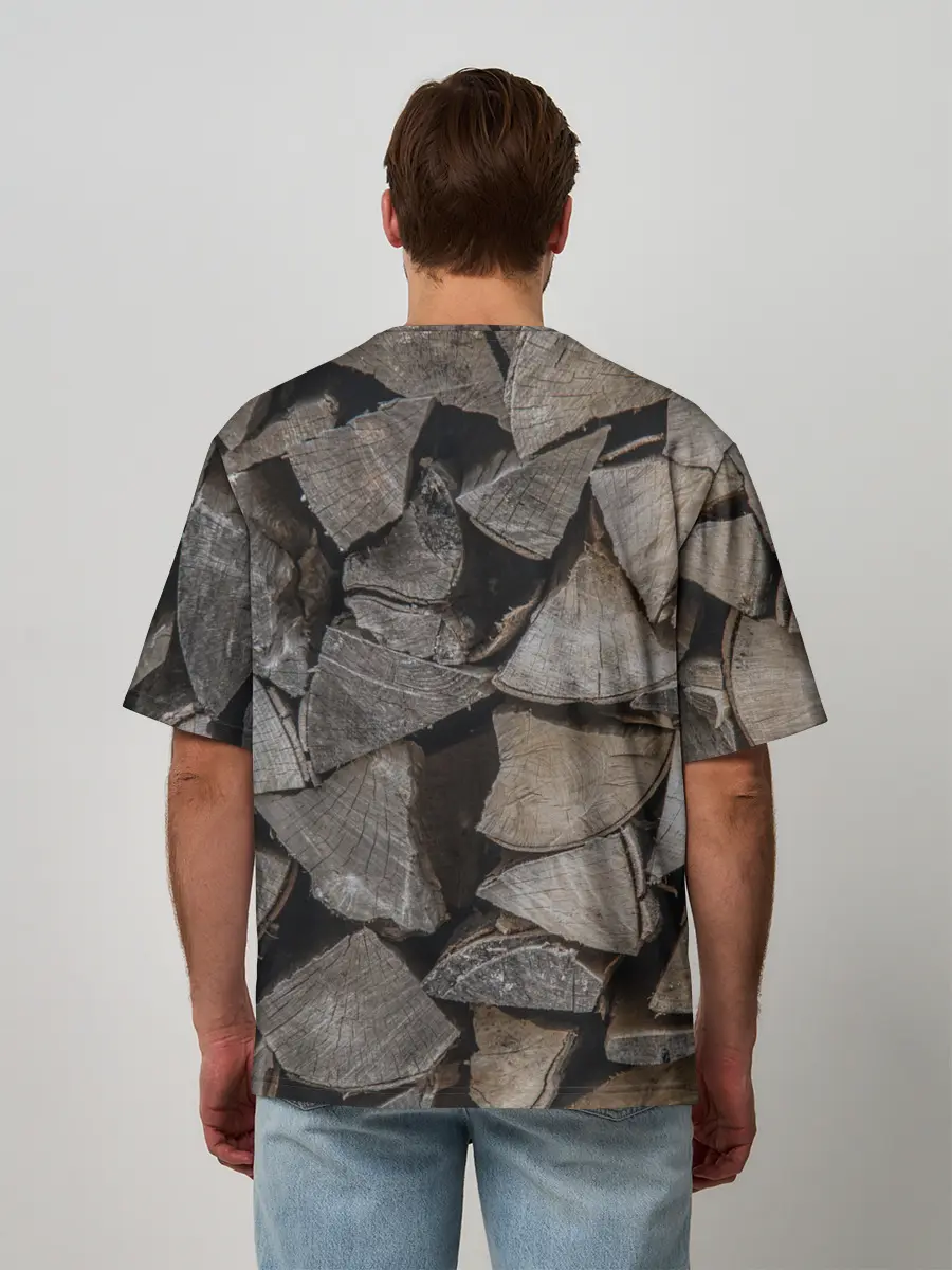 Мужская футболка оверсайз / ДРОВА