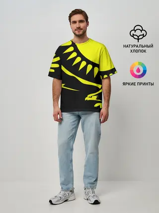 Мужская футболка оверсайз / Kazakhstan