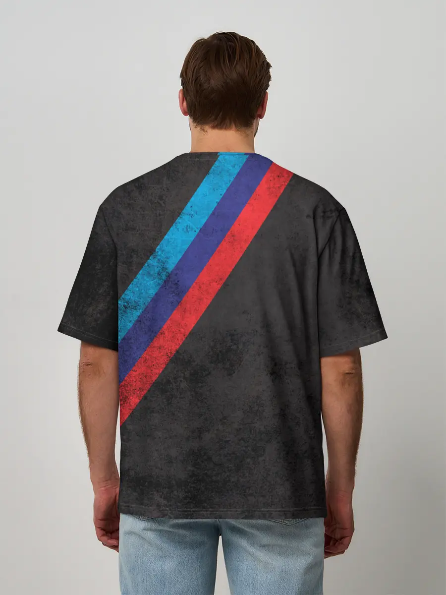 Мужская футболка оверсайз / BMW