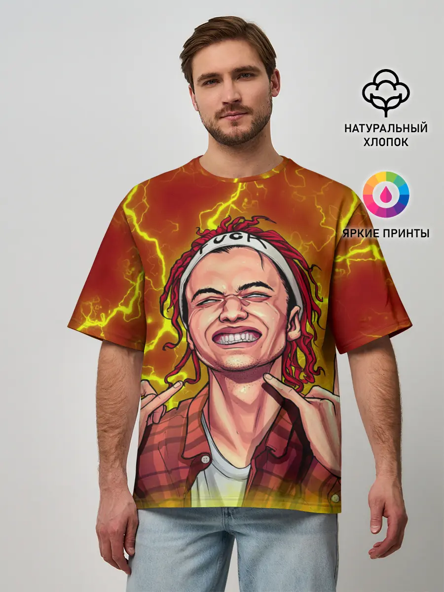 Мужская футболка оверсайз / Gone.Fludd