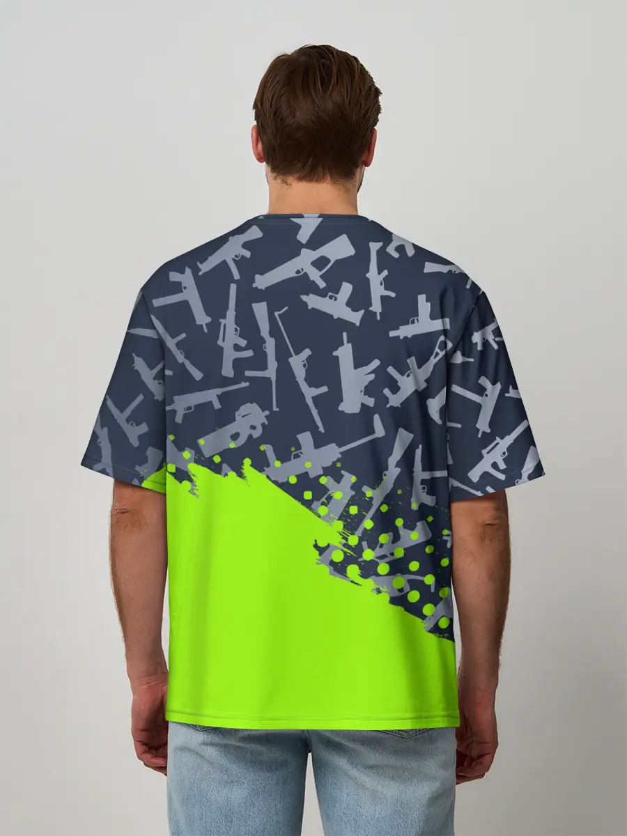 Мужская футболка оверсайз / CS GO | КС ГО