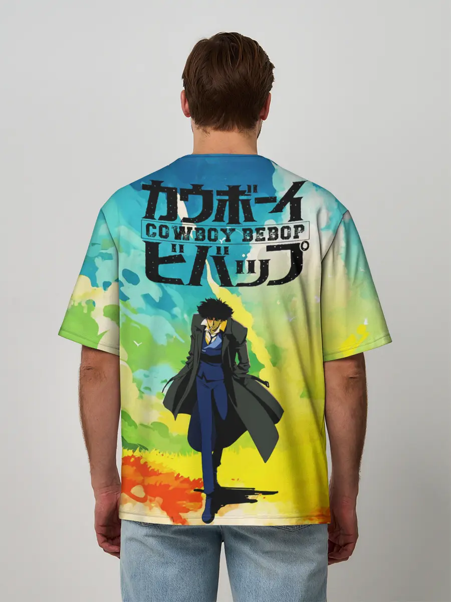 Мужская футболка оверсайз / Cowboy Bebop All