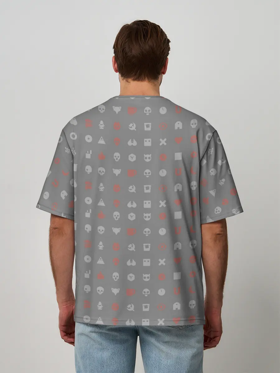 Мужская футболка оверсайз / LOVE DEATH + ROBOTS